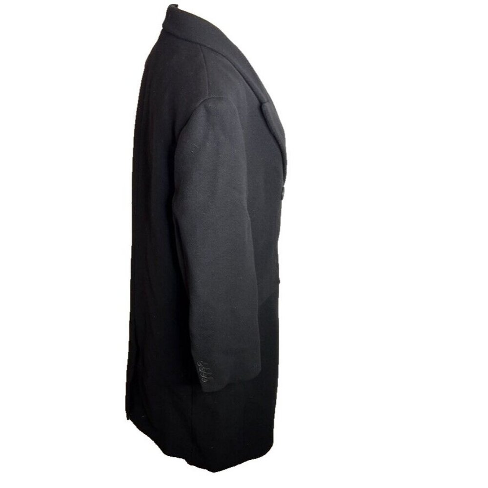 Madewell Womens $378 Oversized Double Breasted Top coat in Black Size 4 NT123 - Picture 6 of 13